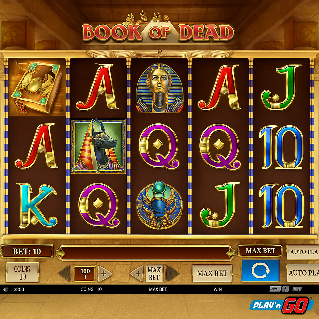 X7Casino - Book of Dead Slot Game