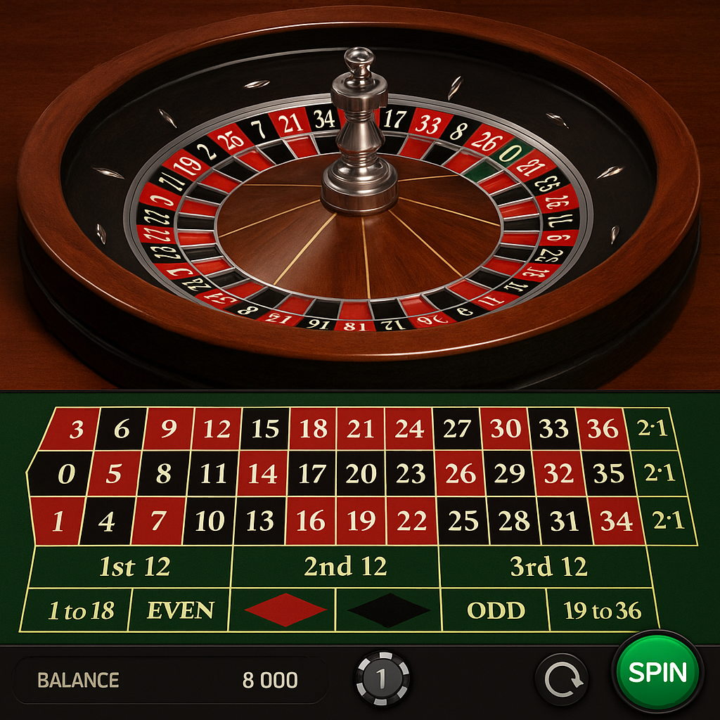 X7Casino - Roulette Table Game - Play Online